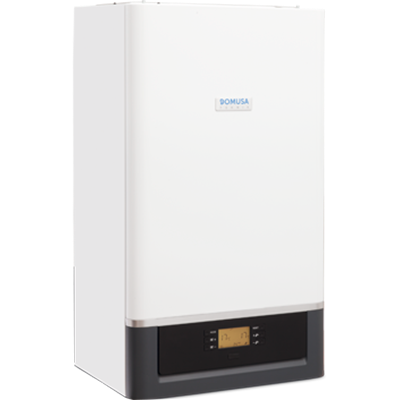 Logo caldera de gas Domusa